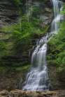 USA, West Virginia, New River Gorge National Park. Waterfall cascade down cliff. Art Print